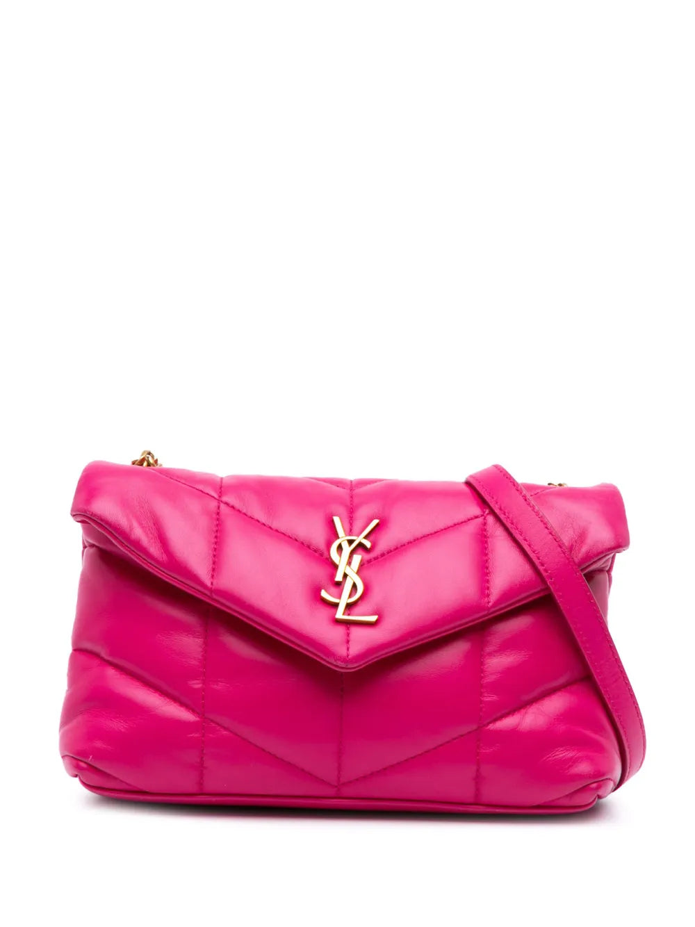 YSL loulou puffer pink